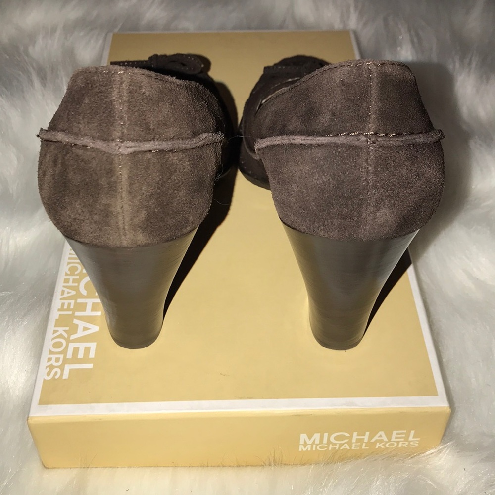 Michael Kors Brown Suede Shoes 7 1/2 - Picture 5 of 7